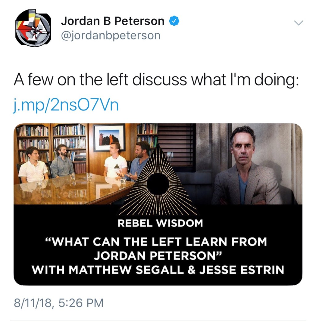 Peterson and the Left: A Podcast with Rebel&nbsp;Wisdom